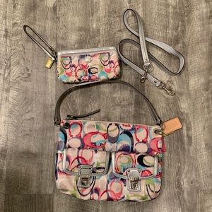 Coach Ikat Purse & Wristlet